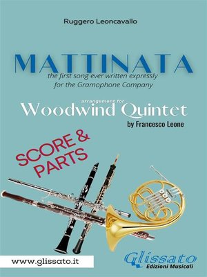 cover image of Mattinata--Woodwind Quintet (parts & score)